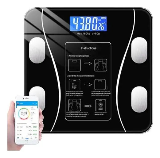 Báscula Digital Inteligente de Baño con Análisis Corporal