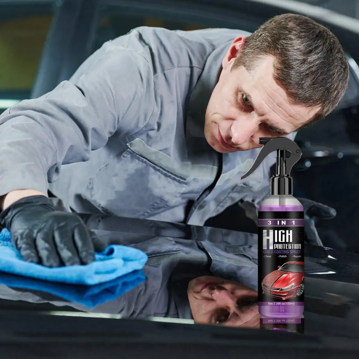 2x1 Protector Auto Cera Spray 150 ml
