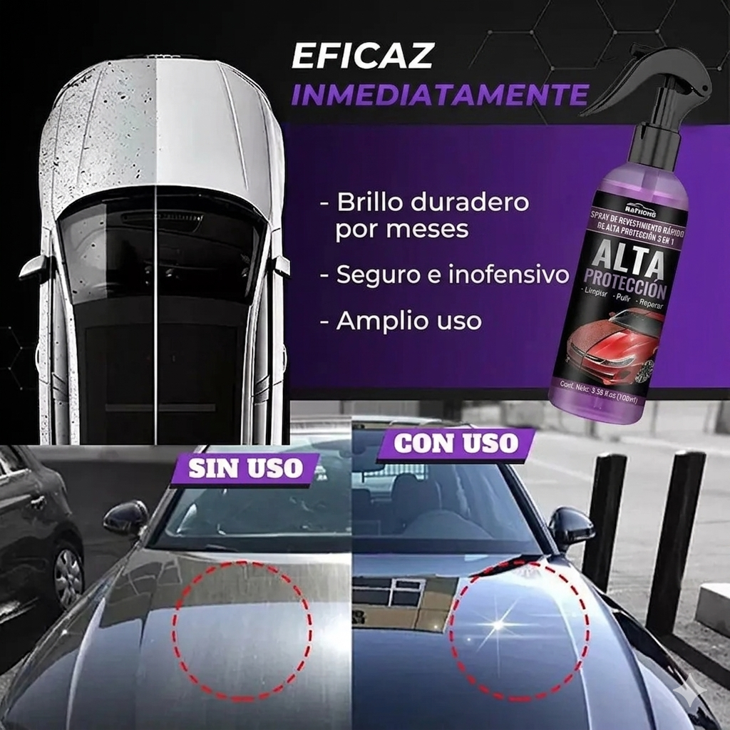2x1 Protector Auto Cera Spray 150 ml