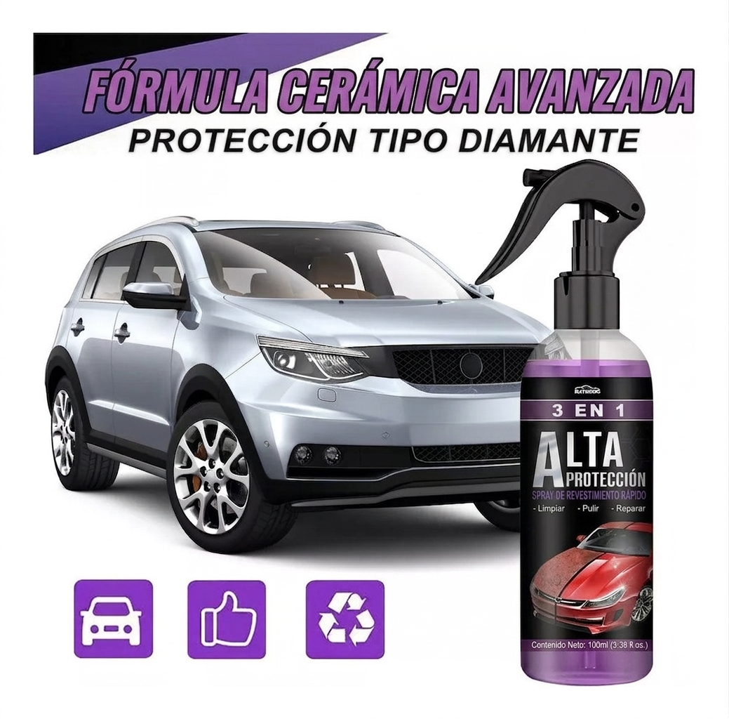 2x1 Protector Auto Cera Spray 150 ml