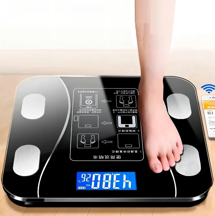 Báscula Digital Inteligente de Baño con Análisis Corporal