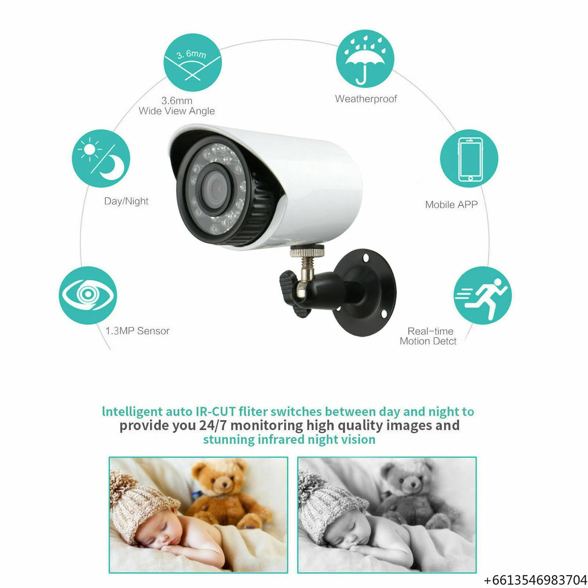 Kit CCTV 4 Cámaras con DVR AHD 1.3–5MP Visión Nocturna